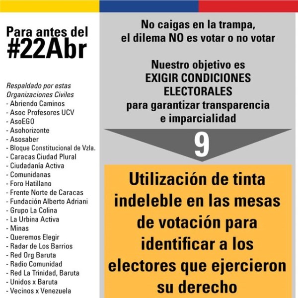 20 ongs elevaron a la ONU petición de elecciones libres en Venezuela