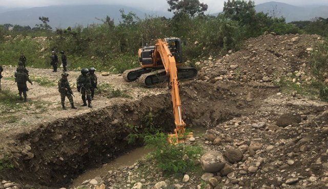 Otras tres trochas destruyeron en la frontera colombo-venezolana