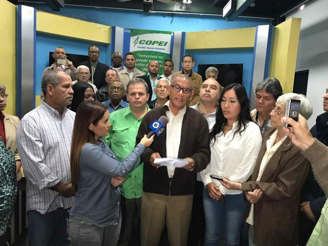 Acuerdo de garantías electorales no fue aprobado por autoridades de Copei
