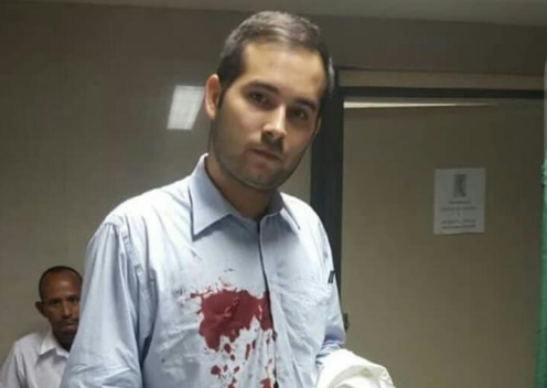 Médico residente del Hospital Luis Razetti fue apuñalado dentro del recinto hospitalario (Foto: @joseolivaresm)
