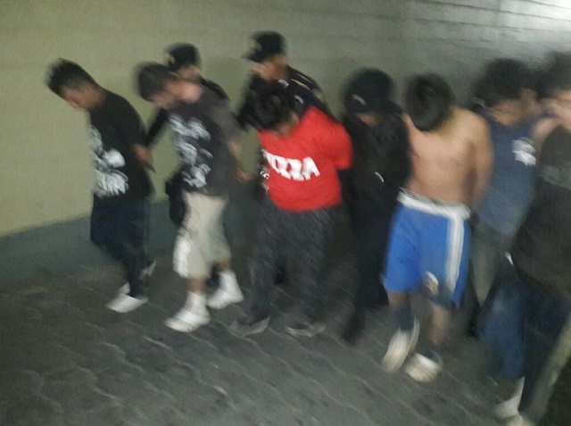 Pandilleros hirieron a dos policías durante operativo de captura // Foto @PNCdeGuatemala