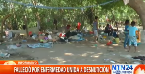 Bebé yupka venezolana murió por desnutrición en Cúcuta (video)