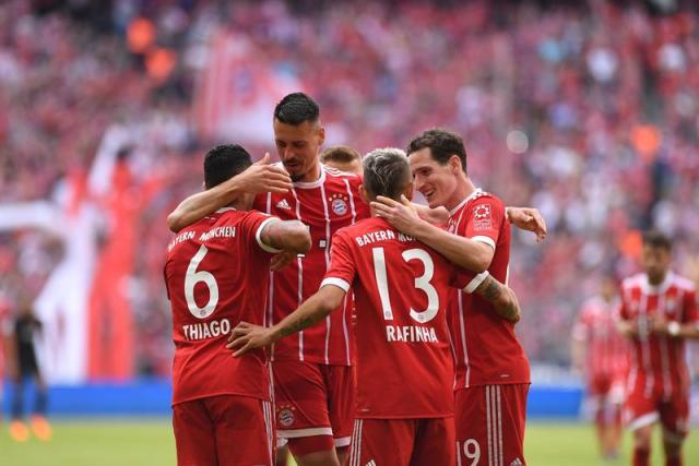 Bayern se sacudió la derrota contra el Madrid del pasado miércoles | Foto: EFE