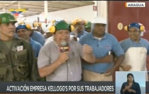 Rodolfo Marco Torres reactivó la planta de Kellogg’s en Aragua (Video)