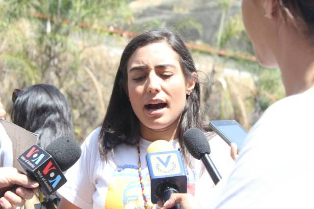 Patricia Ceballos, esposa del preso politico Daniel Ceballos declara en El Helicoide / Juan Peraza - LaPatilla.com