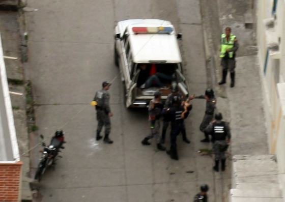 Foto: Operativo policial en San Martín tras asesinato de funcionaria del Bae / Cortesía