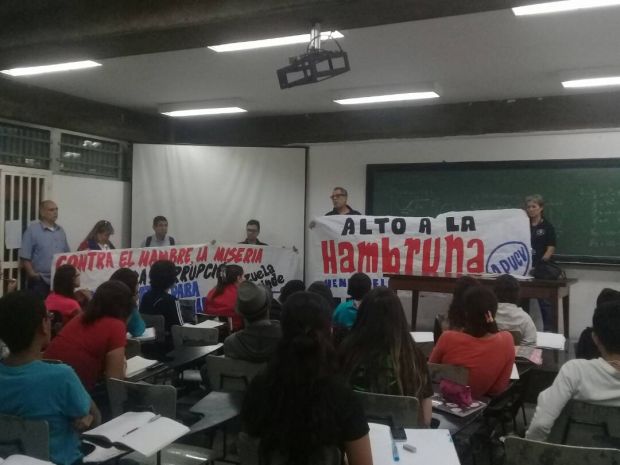 Las acciones de protesta han comenzado de forma independiente en varias universidades públicas a nivel nacionalFOTO CORTESÍA @APUCV