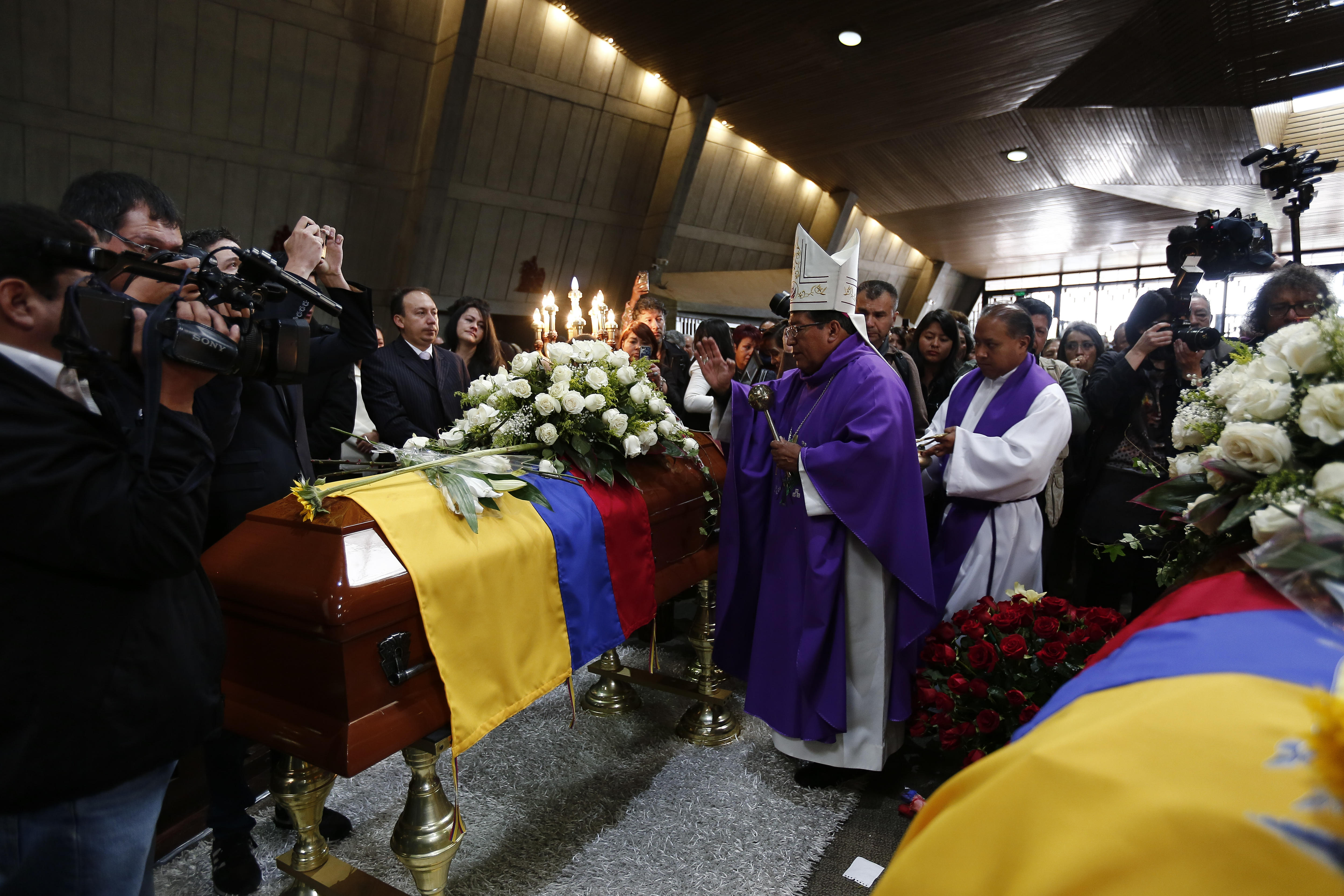 EN FOTOS: El último adiós al equipo de prensa ecuatoriano asesinado en Colombia