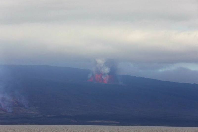 Advierten inicio de un proceso eruptivo en un volcán de las Islas Galápagos