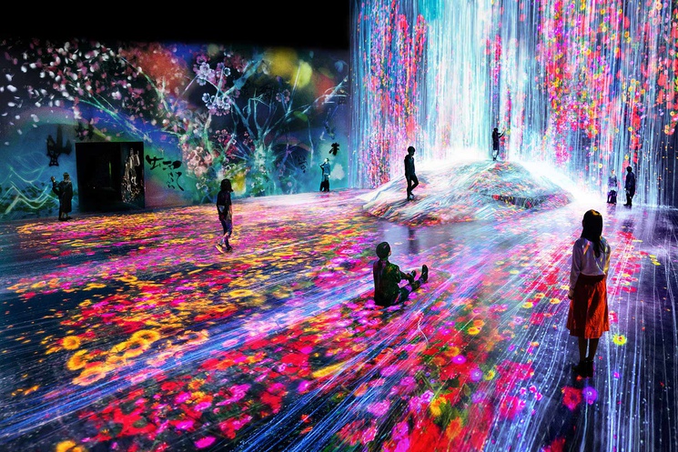Tokio abre el primer museo de arte digital a escala real (Fotos)