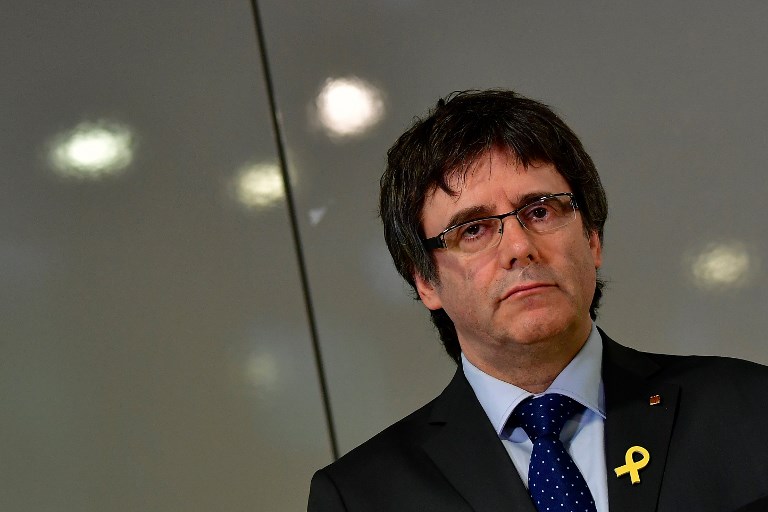 Prohíben la candidatura a las europeas del ex presidente catalán Puigdemont