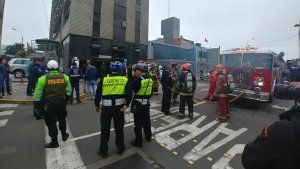 Presunto autor de explosiones en clínica de Lima quedó gravemente herido