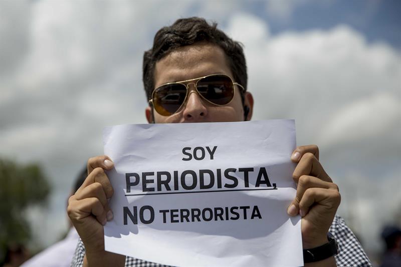 Periodistas en Nicaragua piden respetar libertad de prensa