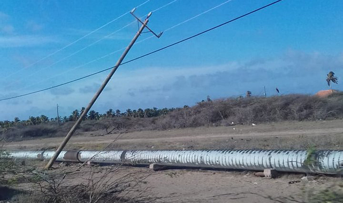 Los postes de luz en Zulia se caen por falta de mantenimiento #3Ago