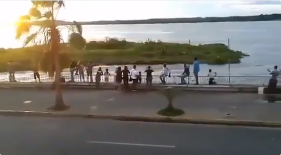 Isla flotante apareció en el río Orinoco en Ciudad Bolívar (video)