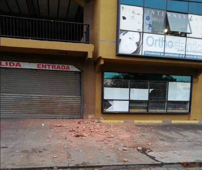 El sismo causó daños materiales en Anzoátegui