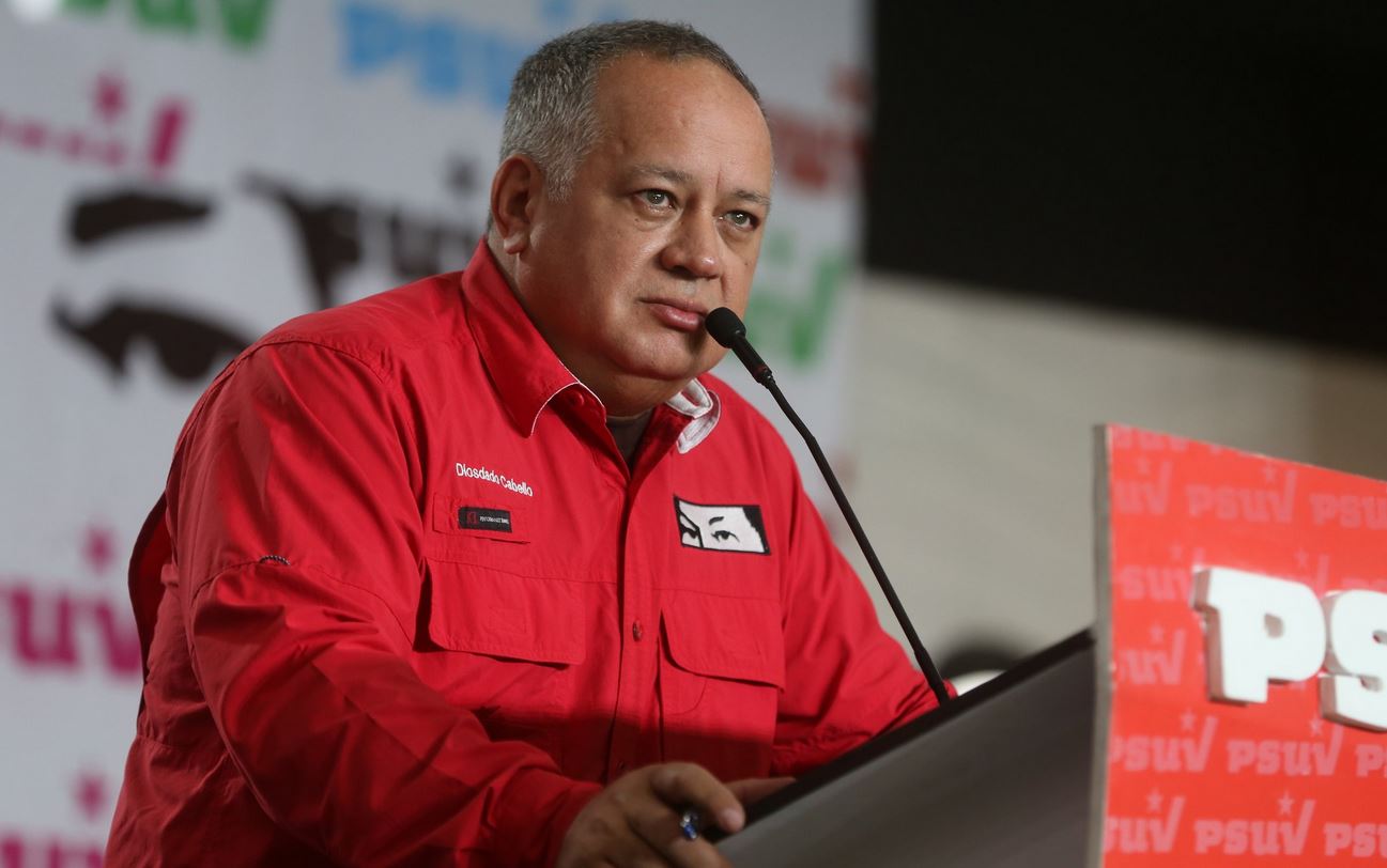 Cabello asegura que el barco enviado por EEUU a Colombia no trae ayuda humanitaria