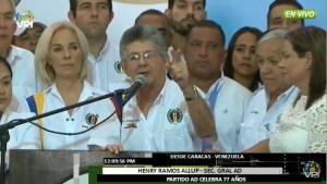 Ramos Allup: En AD creemos que en Venezuela hay esperanza y futuro