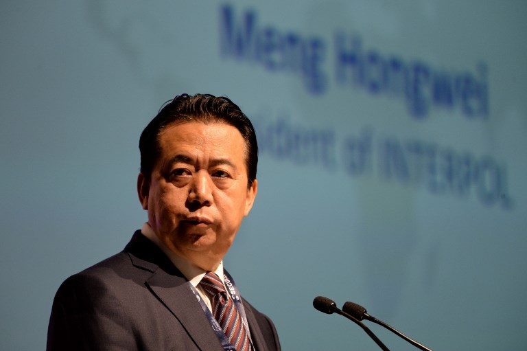 Interpol niega toda implicación en el arresto de su expresidente en China