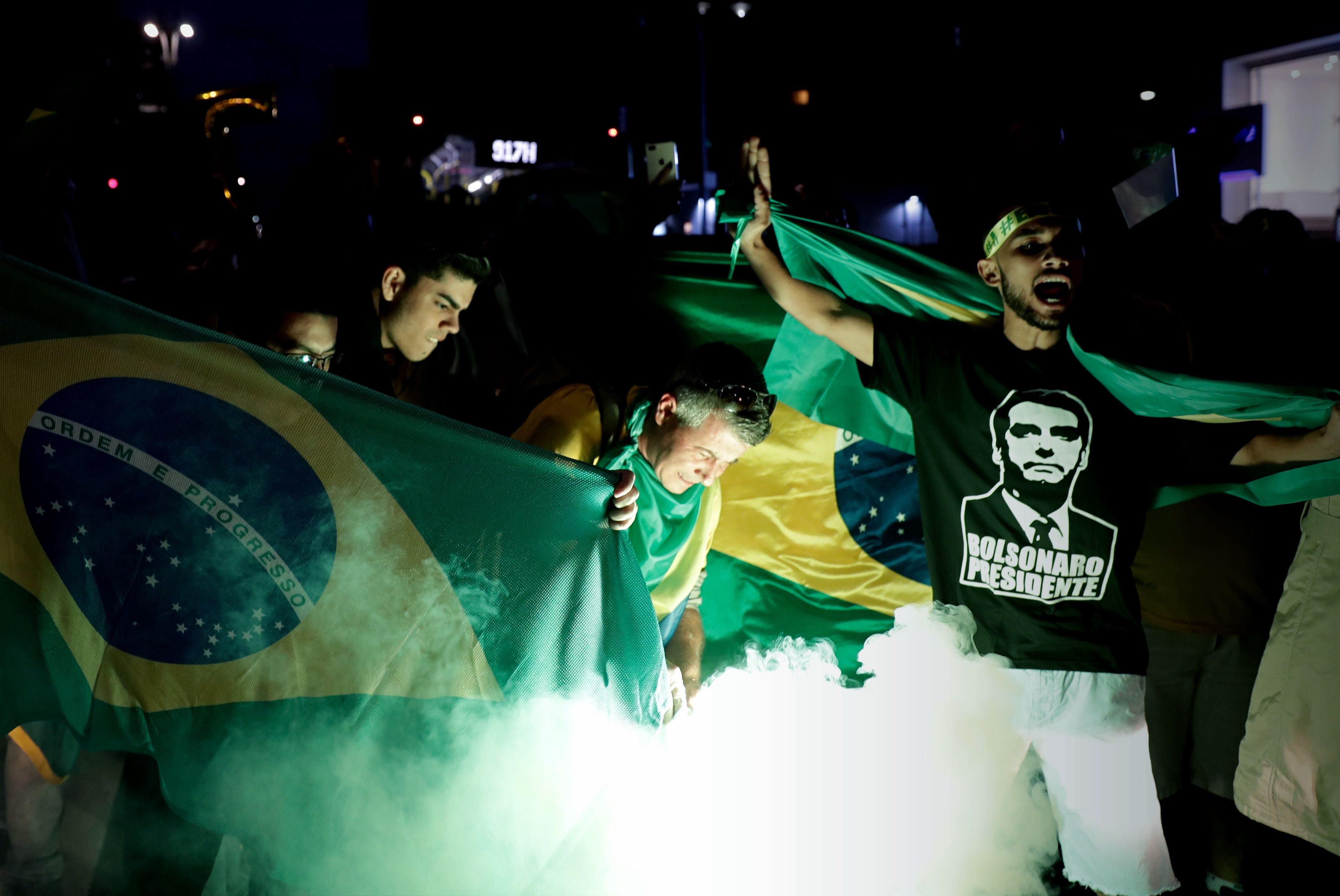 En Fotos: Así celebran los brasileños el triunfo electoral de Jair Bolsonaro