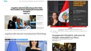 La causa de Angelina Jolie por el éxodo venezolano le da la vuelta al mundo