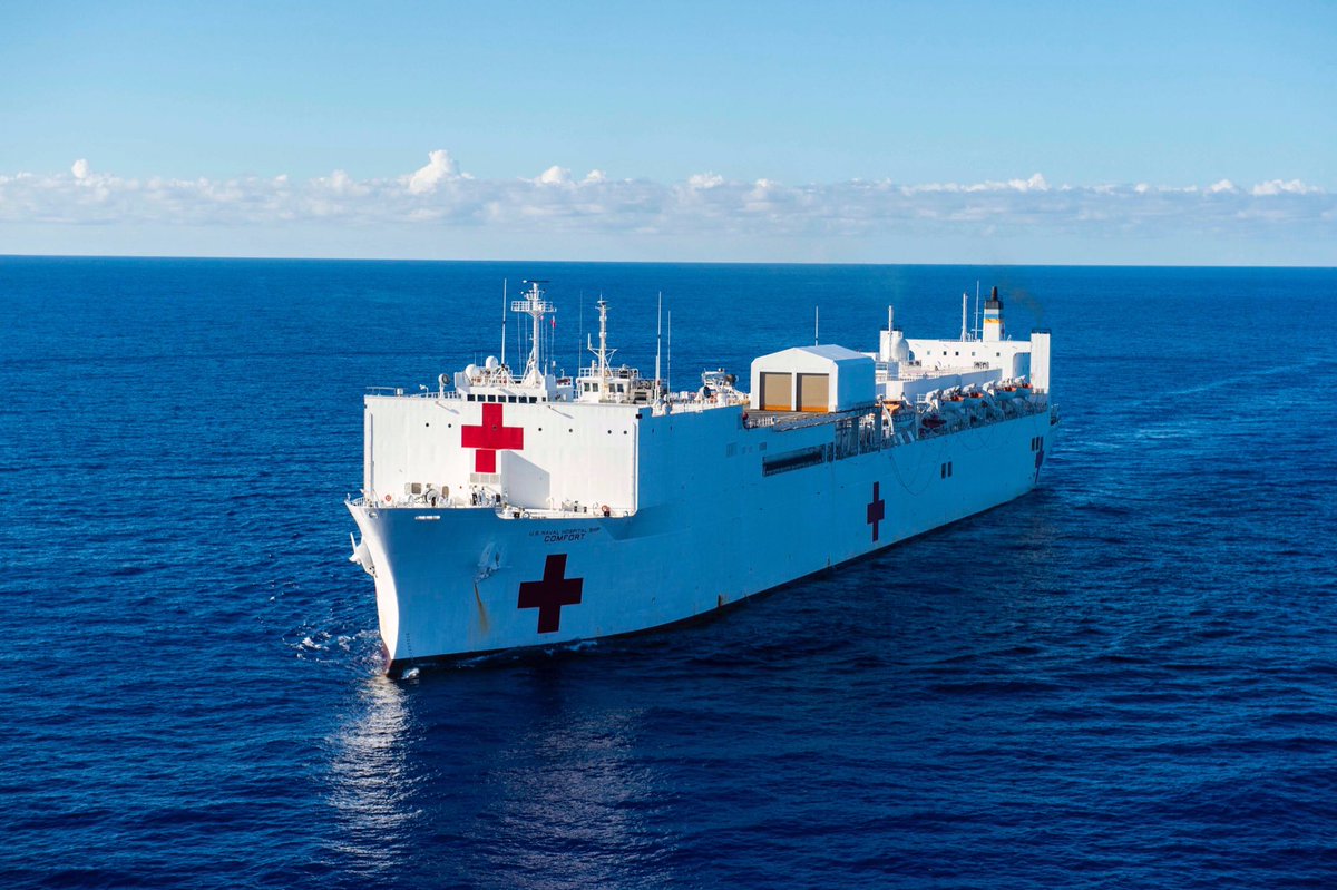 Llega a Ecuador el buque hospital de EEUU para ofrecer atención médica