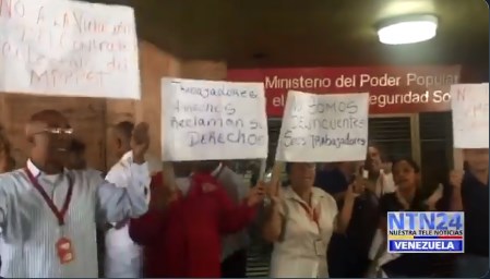 Empleados del ministerio del Trabajo denuncian que son amenazados por exigir mejoras salariales #22Oct