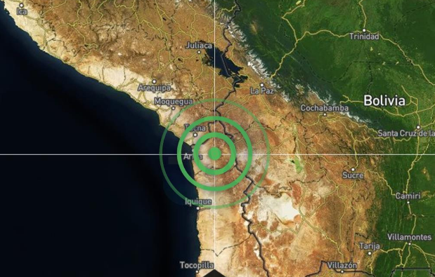 Un sismo de magnitud 5 afecta parte del norte de Chile