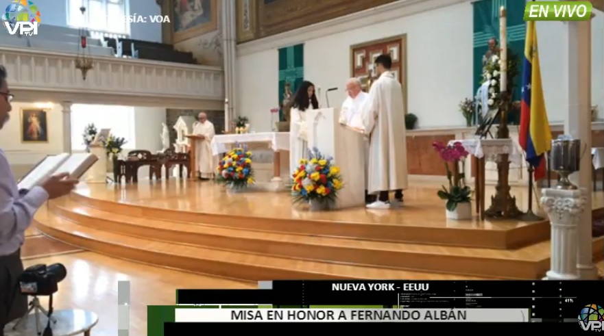 Ofician misa en memoria a Fernando Albán en Nueva York y Caracas (video)