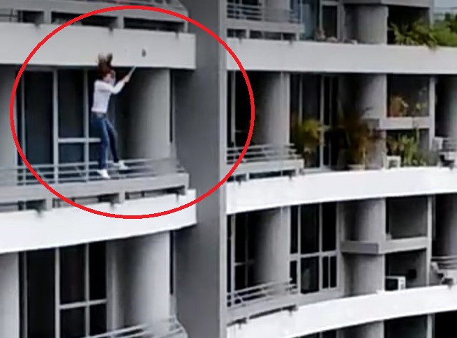 ¡Susto! Mujer pierde la vida en Panamá tras caer desde un piso 27 mientras se tomaba una selfie (Video)