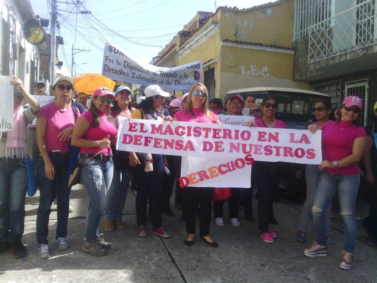 Docentes en Mérida marcharon para exigir salarios justos #8Nov (fotos)