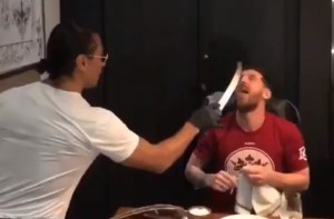 Ah bueno pues… Salt Bae, el chef amiguito de Maduro, le da carne a Messi en la boquita (VIDEO)