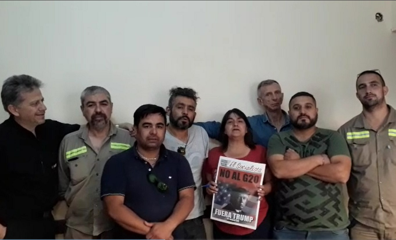 Delegados del ferrocarril Sarmiento de Buenos Aires apoyan a los trabajadores del Metro de Caracas (Video)