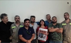 Delegados del ferrocarril Sarmiento de Buenos Aires apoyan a los trabajadores del Metro de Caracas (Video)
