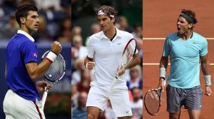 Djokovic, Nadal y Federer, podio de lujo en la cima ATP