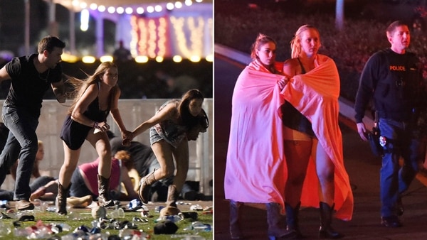 Curiosa coincidencia: Decenas de víctimas del tiroteo en California sobrevivieron a la masacre en Las Vegas