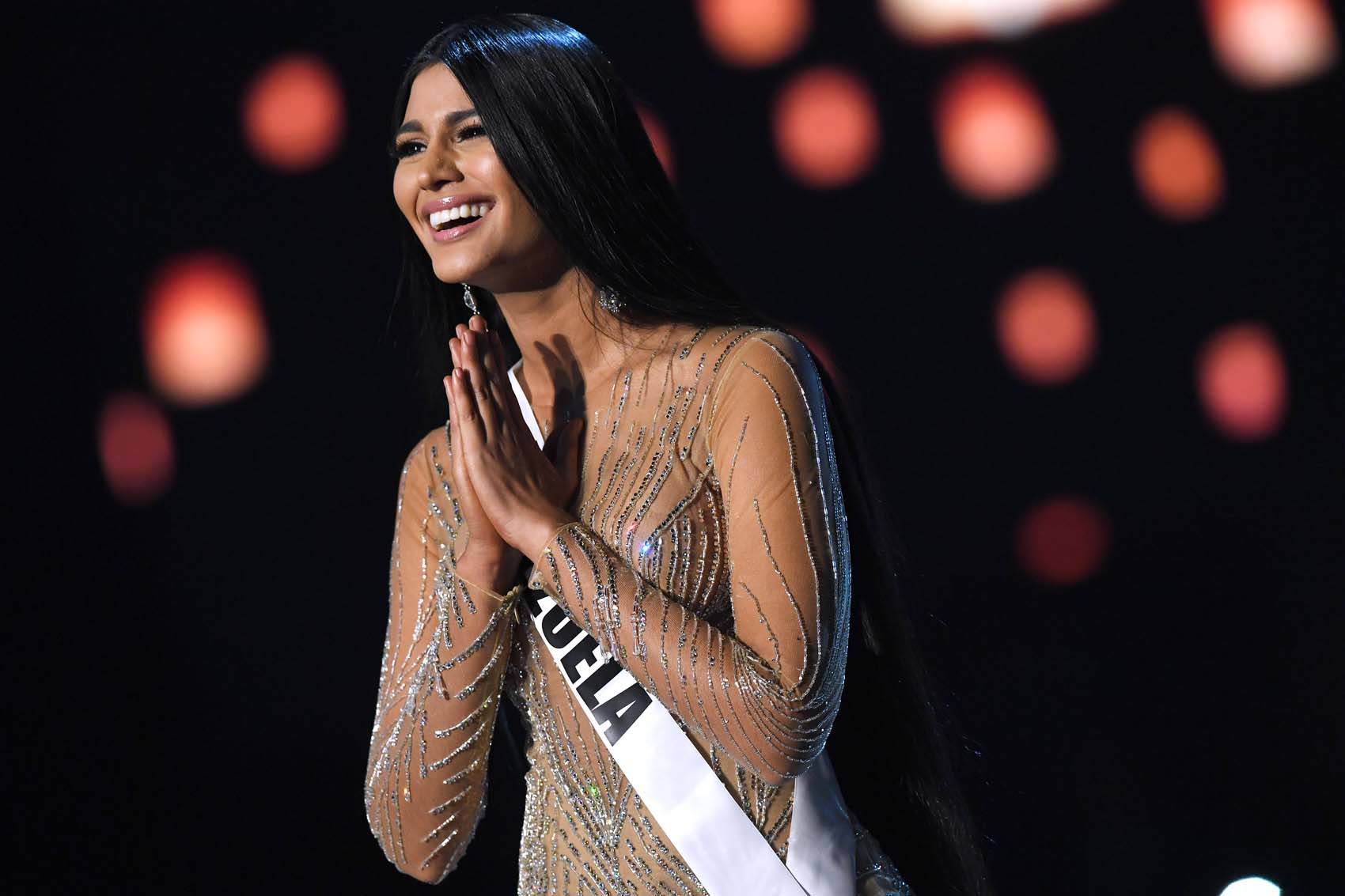 Sthefany Gutiérrez, segunda finalista en Miss Universo, fue recibida en Venezuela entre gritos y aplausos (VIDEO)