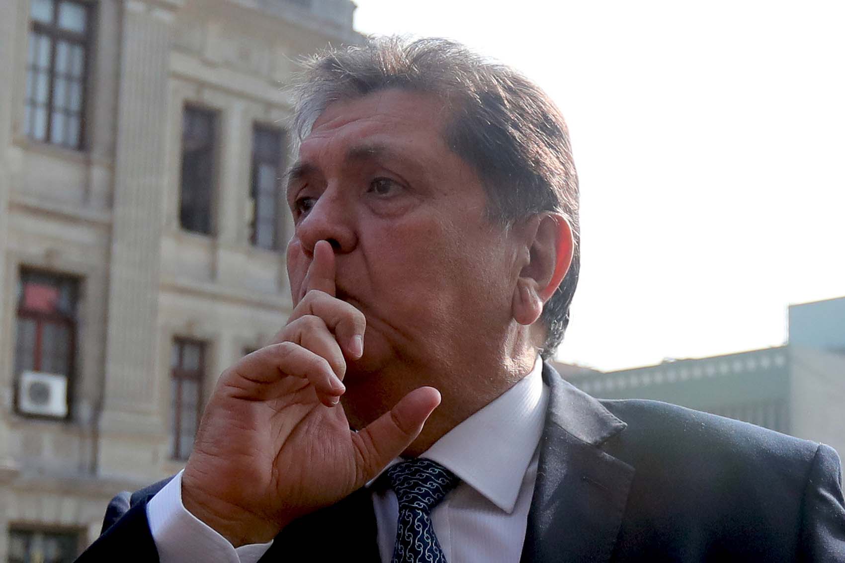 Expresidente Alan García no asistió a declarar sobre supuestas escuchas ilegales