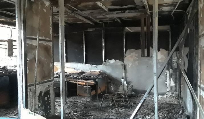 Incendiaron televisora AfroTv en Barlovento (fotos)