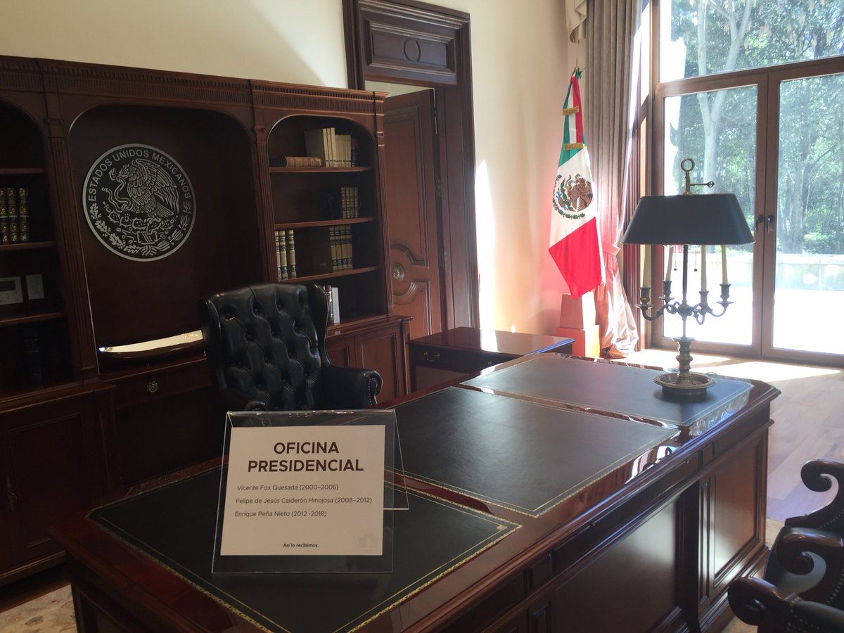 El despacho de Enrique Peña Nieto ya es una pieza de museo (Foto)