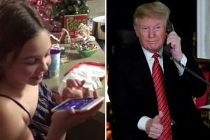 La niña de 7 años que habló con Trump dice que todavía cree en Santa Claus