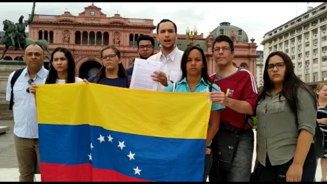 Venezolanos en Argentina: No dejaremos de alzar nuestra voz hasta lograr la libertad