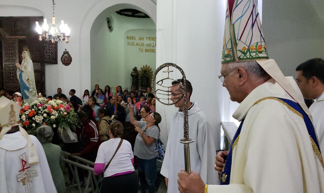 Cardenal Baltazar Porras ofició misa de la 135 peregrinación de la Virgen de Lourdes