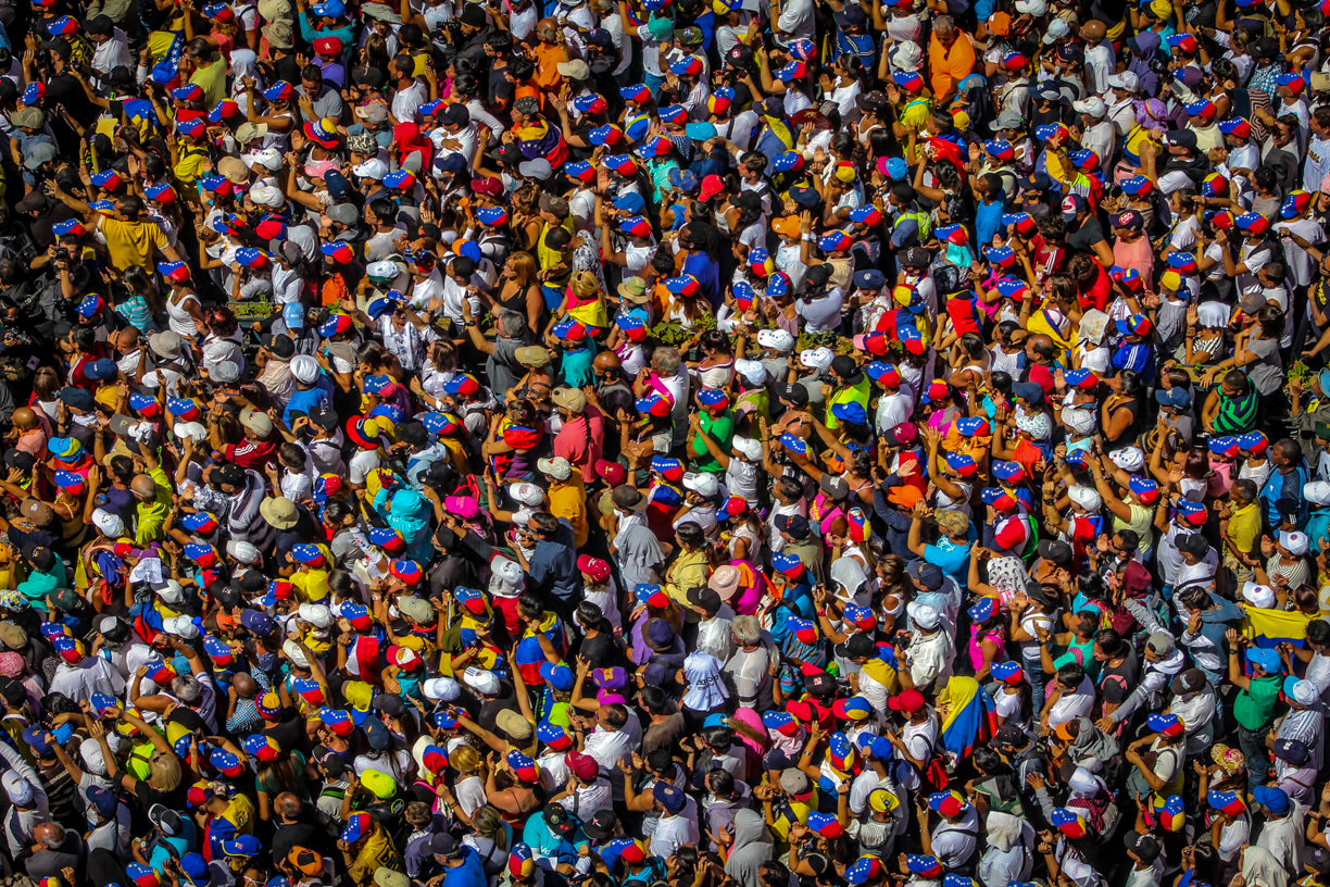 FOTOS panorámicas de la multitudinaria movilización en apoyo a Guaidó #12Feb