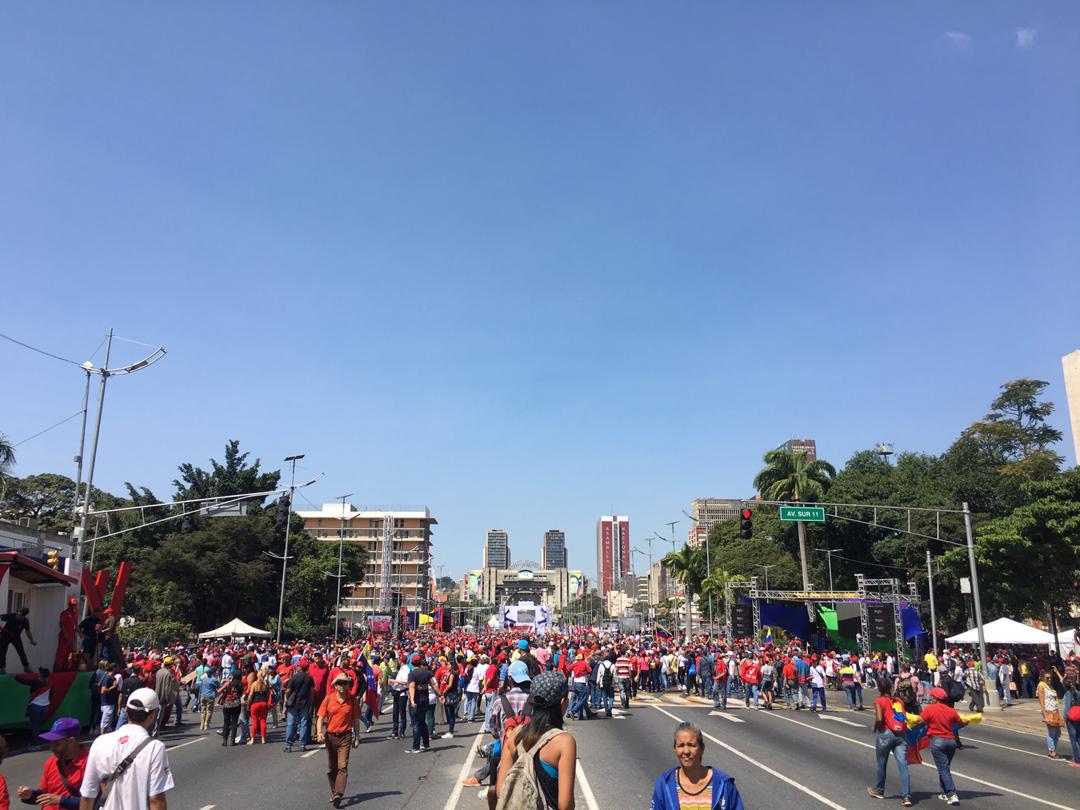 Críticos de Maduro lo acusan de manipular las imágenes de su manifestación en la Avenida Bolívar
