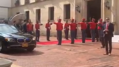 VIDEO: Guaidó llega a la cancillería de Colombia para participar en reunión del Grupo de Lima