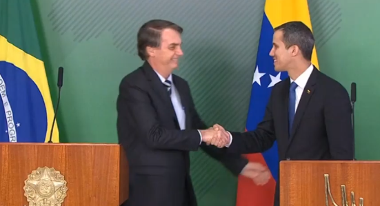Guaidó felicitó a Bolsonaro por el bicentenario de la Independencia de Brasil