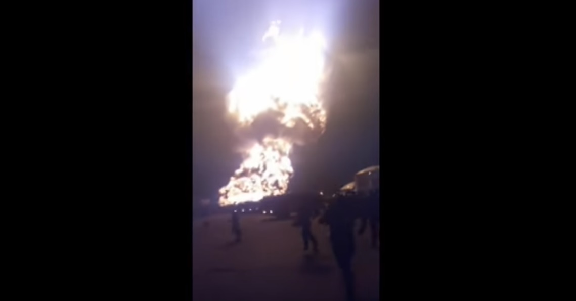 ¡Impactante! Momento del boilover de un tanque de Petro San Félix (video)