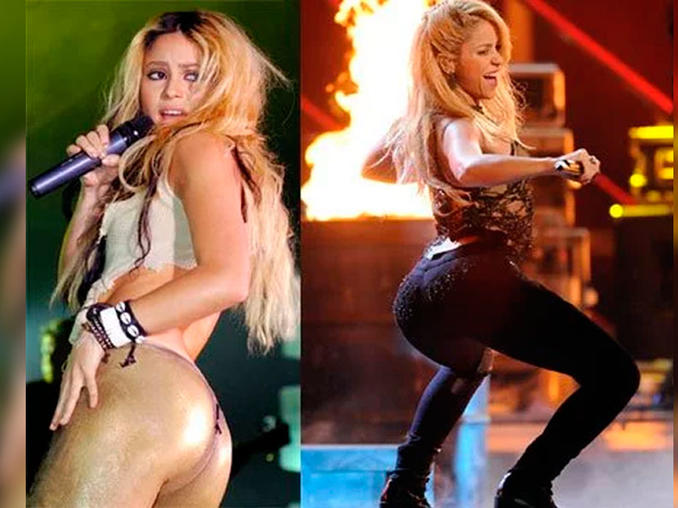 ¿No le gusta usar pantaletas? Shakira fue capturada con ajustados leggins deportivos