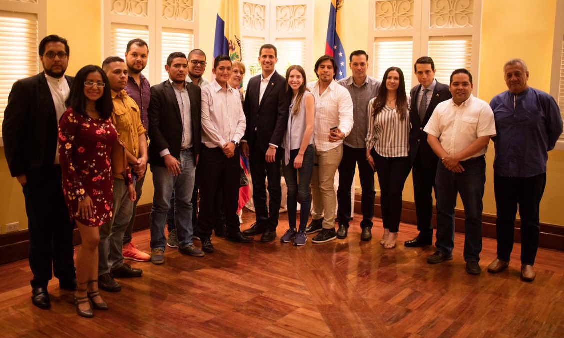 Juan Guaidó se reunió con líderes y asociaciones venezolanas en Ecuador #3Mar